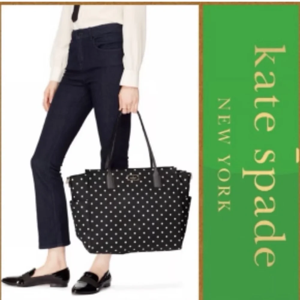 Diaper Bag - Kate Spade Taden Blake Avenue Diamond Dot Diaper Bag